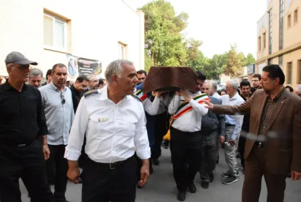 وداع با پیکر زنده یاد استاد دکتر محمد فرهاد