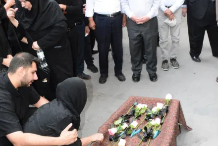 وداع با پیکر زنده یاد استاد دکتر محمد فرهاد