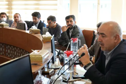 نشست صمیمانه رئیس دانشگاه با اعضای هسته گزینش دانشگاه