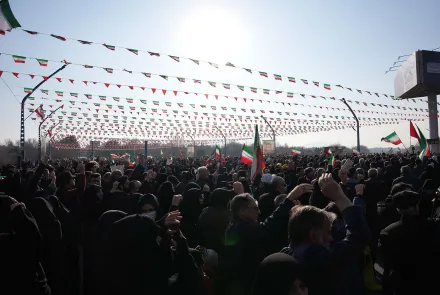 حضور پرشور دانشگاهیان در راهپیمایی مردم انقلابی اصفهان در اعلام انزجار از اغتشاشگران و تشییع شهدا