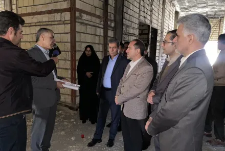 بازدید رئیس دانشگاه  از پروژه‌های عمرانی و ارزیابی خدمات سلامت در شهرستان بوئین‌ و میاندشت