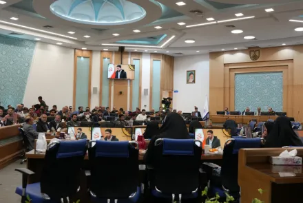 اجتماع بزرگ بسیجیان دانشگاه با عنوان «هم‌عهد تا ظهور» در دانشگاه 