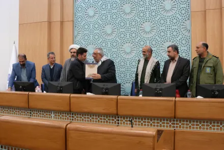 اجتماع بزرگ بسیجیان دانشگاه با عنوان «هم‌عهد تا ظهور» در دانشگاه 