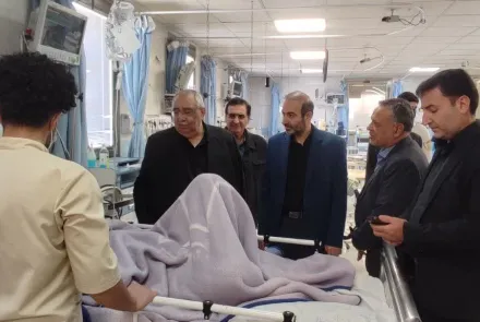 بازدید رئیس دانشگاه از مراکز درمانی سطح استان