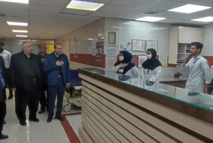 بازدید رئیس دانشگاه از مراکز درمانی سطح استان