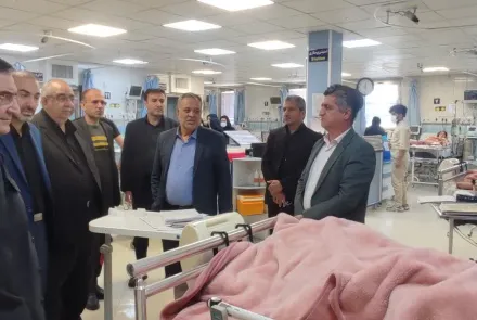 بازدید رئیس دانشگاه از مراکز درمانی سطح استان