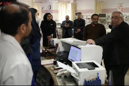 بازدید رئیس دانشگاه از تعدادی بیمارستان‌های اصفهان