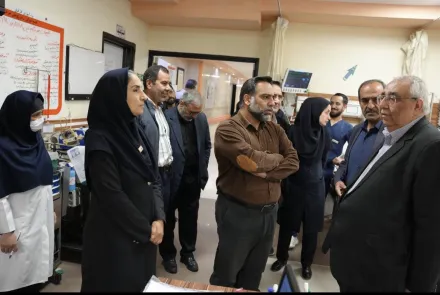 بازدید رئیس دانشگاه از تعدادی بیمارستان‌های اصفهان