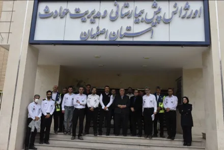 بازدید رئیس دانشگاه از مرکز فرماندهی عملیات اورژانس استان 