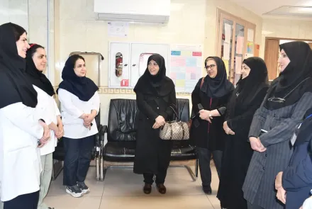 بازدید معاون آموزشی وزارت بهداشت، درمان و آموزش پزشکی از مرکز آموزشی، درمانی آیت الله شهید دکتر بهشتی(ره)