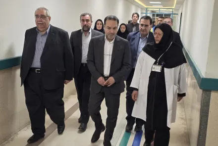بازدید معاون بهداشت وزارت بهداشت درمان و آموزش پزشکی از مراکز بهداشتی و درمانی دانشگاه  