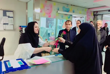 بازدید معاون آمـوزشـی وزارت بهداشت از مرکـز آموزشـی درمانی امیـن 