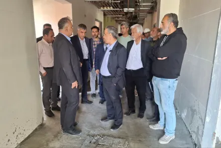 بازدید معاون توسعه مدیریت و منابع دانشگاه از مرکز دیالیز آیت‌الله ناصری شهرستان برخوار