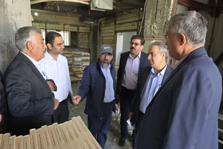 بازدید معاون توسعه مدیریت و منابع دانشگاه از مرکز دیالیز آیت‌الله ناصری شهرستان برخوار