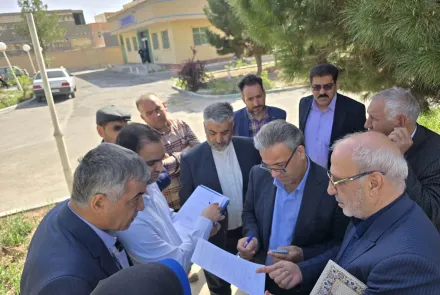 بازدید معاون توسعه مدیریت و منابع دانشگاه از مرکز دیالیز آیت‌الله ناصری شهرستان برخوار
