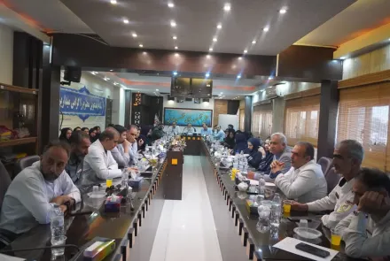 نشست معاون توسعه مدیریت و منابع دانشگاه با همکاران بیمارستان فارابی