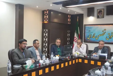 نشست معاون توسعه مدیریت و منابع دانشگاه با همکاران بیمارستان فارابی