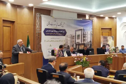 آیین کلنگ زنی پلی‌کلینیک و درمانگاه فوق‌تخصصی قلب شهید دکتر چمران با مشارکت خیرین