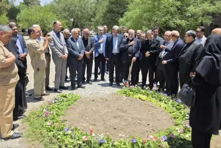 آیین کلنگ زنی پلی‌کلینیک و درمانگاه فوق‌تخصصی قلب شهید دکتر چمران با مشارکت خیرین
