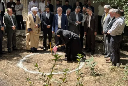 کلنگ احداث ساختمان اورژانس ۱۱۵ پایگاه شماره یک شاهین‌شهر به زمین زده شد