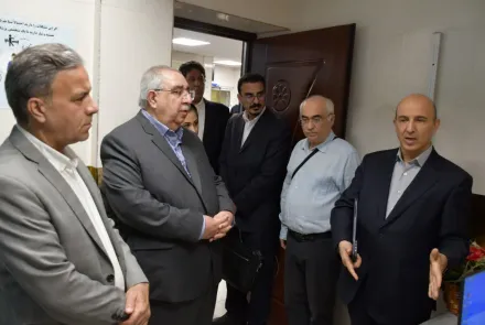 بازدید مشاور وزیر و مدیرکل حوزه وزارتی از مرکز آموزشی درمانی الزهرا(س)