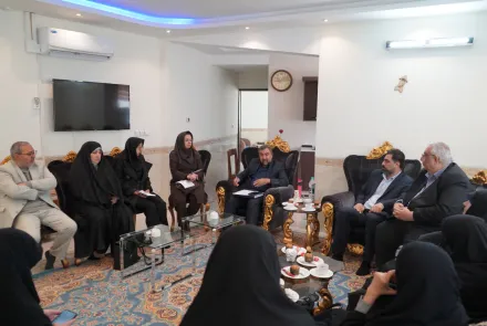 دیدار رئیس مرکز امور زنان و خانواده وزارت کشور با رئیس دانشگاه