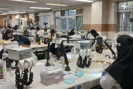 مرحله مهارتی آزمون صلاحیت بالینی کلان منطقه ۷ دردانشکده دندانپزشکی اصفهان برگزار شد 