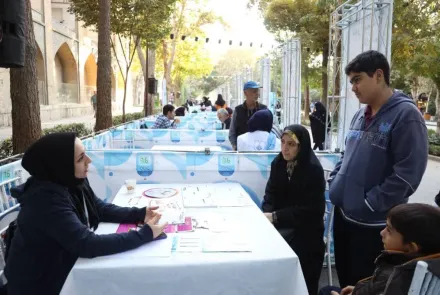  غرفه‌های سلامت در گذر فرهنگی چهارباغ به مناسبت روز جهانی دیابت