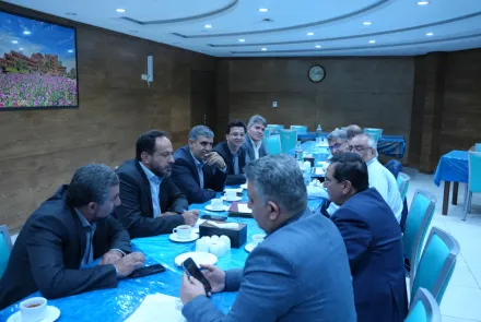 نشست مسئولین شهرستان سمیرم با رئیس دانشگاه