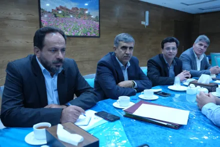 نشست مسئولین شهرستان سمیرم با رئیس دانشگاه