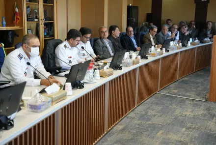 نشست هماهنگی تمرین مانورتمام ‌عیار زلزله استانی در دانشگاه