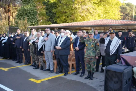 تجلیل از فعالیت های حوزه بسیج دانشگاه در رزمایش اقتدار و صبحگاه مشترک بسیج