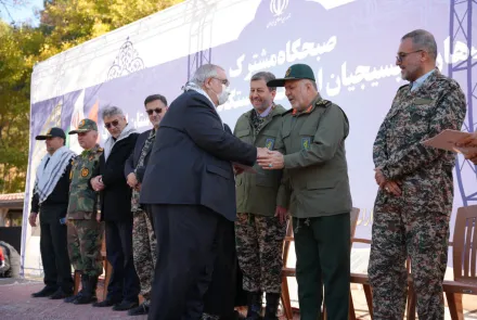 تجلیل از فعالیت های حوزه بسیج دانشگاه در رزمایش اقتدار و صبحگاه مشترک بسیج