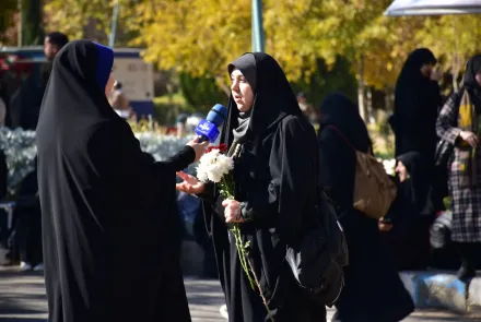 آیین استقبال دانشگاهیان از کاروان اهالی بهشت در دانشگاه