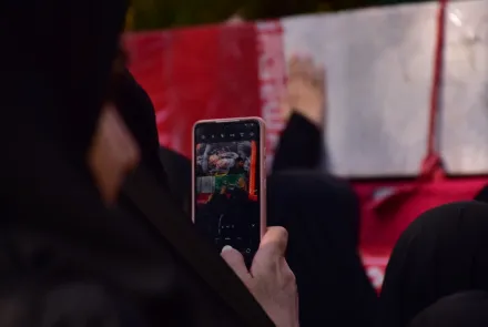 آیین استقبال دانشگاهیان از کاروان اهالی بهشت در دانشگاه