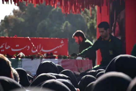 آیین استقبال دانشگاهیان از کاروان اهالی بهشت در دانشگاه