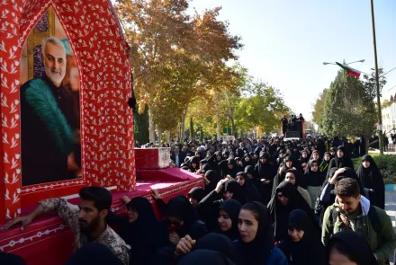 آیین استقبال دانشگاهیان از کاروان اهالی بهشت در دانشگاه