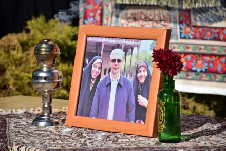 آیین استقبال دانشگاهیان از کاروان اهالی بهشت در دانشگاه