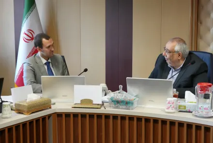 دیدار رایزن علمی–اقتصادی جمهوری تاتارستان با رئیس دانشگاه