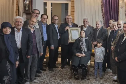 نشست صمیمی رئیس دانشگاه با استاد پیشکسوت دکتر سید محمود بهشتی