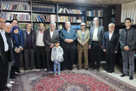 نشست صمیمی رئیس دانشگاه با استاد پیشکسوت دکتر سید محمود بهشتی