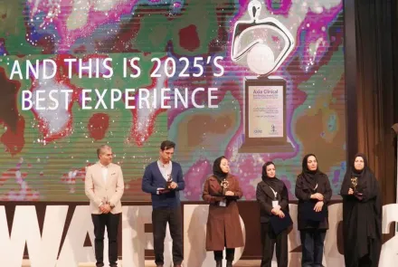 کسب مدال طلای تجربه برتر بالینی آکسیا ۱۴۰۴ توسط مرکز آموزشی درمانی الزهرا(س) اصفهان