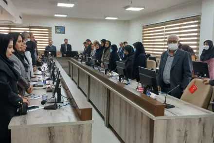 بازدید دوره‌ای معاون آموزشی و کارشناسان دانشگاه از دانشکده دندانپزشکی