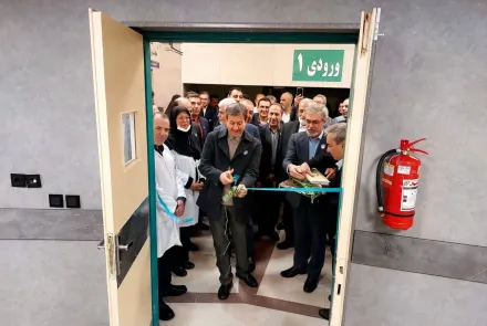 افتتاح مجموعه پروژه‌های عمرانی، آموزشی و درمانی در مرکز آموزشی درمانی الزهرا(س)