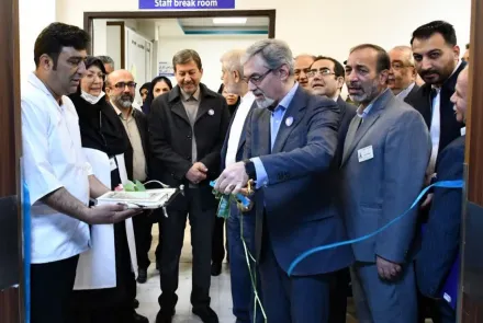 افتتاح مجموعه پروژه‌های عمرانی، آموزشی و درمانی در مرکز آموزشی درمانی الزهرا(س)