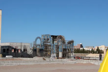 بازدید معاون سیاسی و اجتماعی استاندار اصفهان از بیمارستان در حال ساخت افضلیان شهرستان نایین