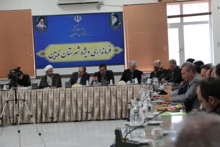 بازدید معاون سیاسی و اجتماعی استاندار اصفهان از بیمارستان در حال ساخت افضلیان شهرستان نایین