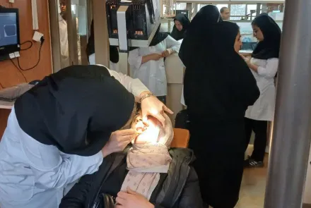 اجرای طرح کرامت حسینی۲ برای مددجویان تحت پوشش کمیته امداد وسازمان بهزیستی دردانشکده دندانپزشکی 
