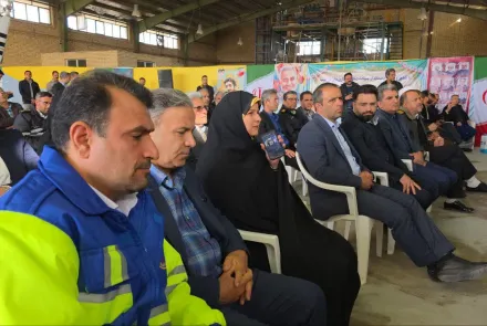 آئین افتتاح دومین پایگاه اورژانس هوایی استان اصفهان در شهرستان خور و بیابانک  