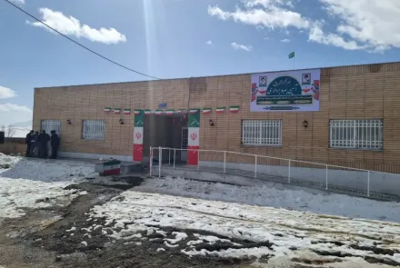 آیین افتتاح پانسیون پزشک و ماما در روستای مشهد کاوه شهرستان چادگان